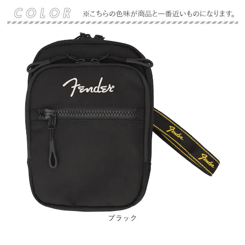 ブラック Fender フェンダー ショルダーポーチ スマホポーチ 6060 通販 スマホショルダー ショルダーバッグ ポーチ ショルダーバック ショルダー 肩掛け 斜めかけ 斜め掛け ななめがけ コ_13