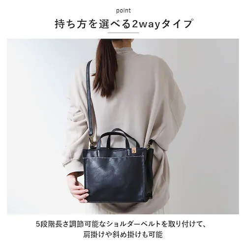 ブラック ショルダーバッグ レディース 斜めがけ 大人 2way 通販 小さめ ショルダーバック ミニショルダー 2wayトートバッグ ミニトート 仕切り付き 旅行 おでかけ おしゃれ シンプル 無地_2