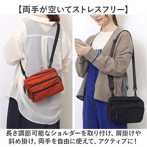 ショルダーバッグ レディース 小さめ ナイロン 通販 ショルダーバック 斜めがけバッグ ミニバッグ 軽量 軽い 斜めがけ 大人 ポケット 肩掛け メンズ 旅行 キャリーオン Nananoel ナナノエ_2