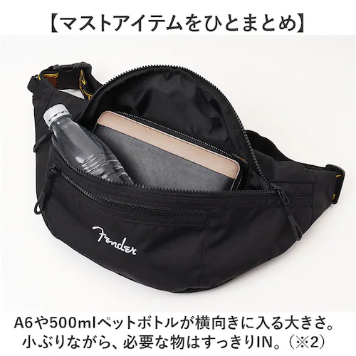グレー Fender フェンダー ボディバッグ ボディーバッグ 6050 通販 ウエストバッグ ボディバック ボディーバック 斜めがけ ななめがけ 小さめ 軽量 軽い 横型 横 ダブルファスナー メン_7