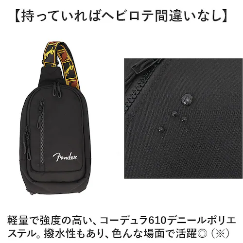 GRAY Fender フェンダー ボディバッグ ボディーバッグ 6058 通販 ワンショルダーバッグ ワンショルダーバック ボディバック ボディーバック 斜めがけ ななめがけ 軽量 軽い 薄型 縦型_3