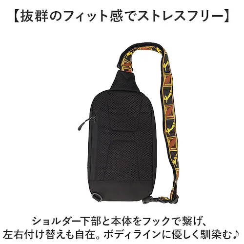 GRAY Fender フェンダー ボディバッグ ボディーバッグ 6058 通販 ワンショルダーバッグ ワンショルダーバック ボディバック ボディーバック 斜めがけ ななめがけ 軽量 軽い 薄型 縦型_5