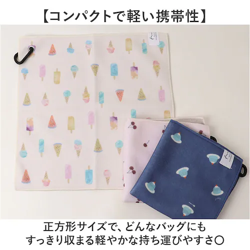 ネコ くっつくタオル 通販 くっつくマルチタオル くっつくクロス タオルハンカチ ミニタオル ハンドタオル 吸水タオル 吸水クロス ペットボトルカバー 傘カバー カラビナ付き 包むだけ おしゃれ かわ_6