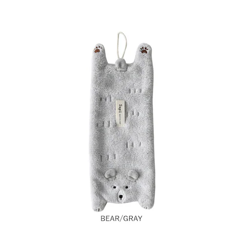 CAT/GRAY ミニタオル 速乾 通販 タオル 速乾タオル 吸水タオル ハンドタオル 手拭きタオル 手拭き 現代百貨 Sopii ソピー バス用品 キッチン用品 生活雑貨 動物 アニマル ギフト 贈_14