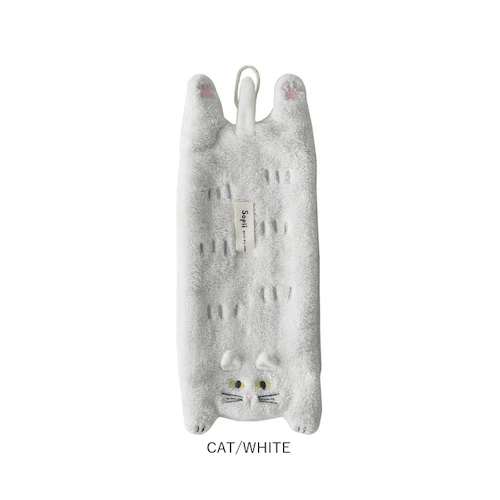 CAT/GRAY ミニタオル 速乾 通販 タオル 速乾タオル 吸水タオル ハンドタオル 手拭きタオル 手拭き 現代百貨 Sopii ソピー バス用品 キッチン用品 生活雑貨 動物 アニマル ギフト 贈_16