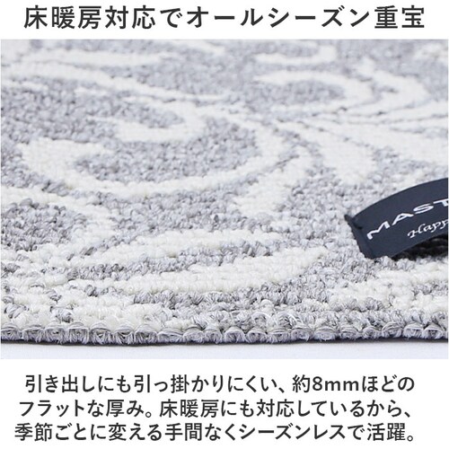 ペンテリコン/ライトグレー キッチンマット 240cm 通販 マスターキッチンラグ 約 240cm×50cm センコー ロングマット ラグマット マット ラグ 洗える 薄手 おしゃれ 滑り止め加工 床_8
