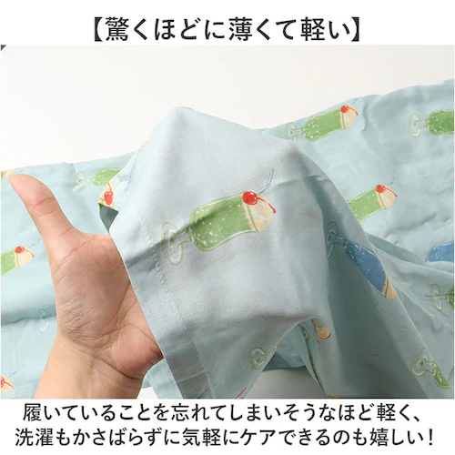 クリームスワン ステテコ おしゃれ 通販 レディース メンズ ルームウェア パンツ 部屋着 すててこ 7分丈 パジャマ ハーフパンツ 肌着 接触冷感 クール 夏 ボトムス ユニセックス 短め 可愛い _9