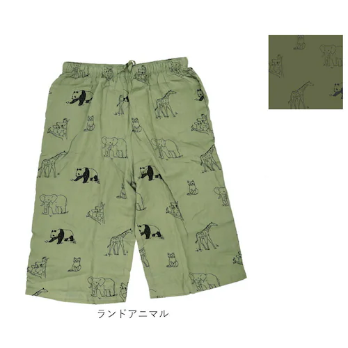 クリームスワン ステテコ おしゃれ 通販 レディース メンズ ルームウェア パンツ 部屋着 すててこ 7分丈 パジャマ ハーフパンツ 肌着 接触冷感 クール 夏 ボトムス ユニセックス 短め 可愛い _14