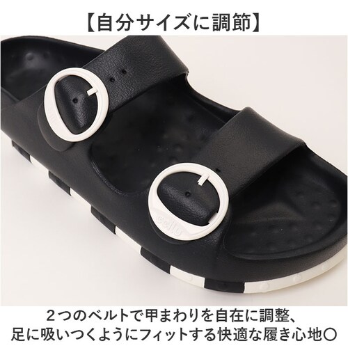 WHITE 27.5cm ccilu �`�� �T���_�� �ʔ� �����Y�T���_�� HORIZON CHECK SANDAL eva�T���_�� �C ���� �V���[�Y �O���� �����Y �y�� �y�� ���f�B�[�X ���j�Z_2