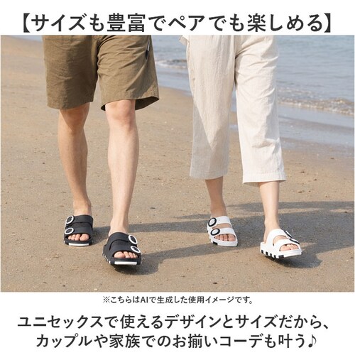 WHITE 27.5cm ccilu �`�� �T���_�� �ʔ� �����Y�T���_�� HORIZON CHECK SANDAL eva�T���_�� �C ���� �V���[�Y �O���� �����Y �y�� �y�� ���f�B�[�X ���j�Z_4