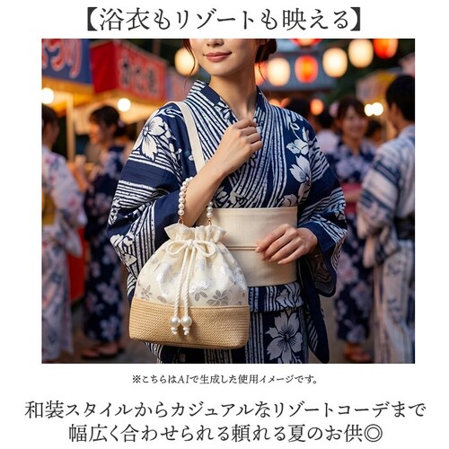 ピンク 巾着バッグ レディース 通販 巾着 バッグ 布 かご風 レース巾着 ショルダーバッグ 浴衣 和装 ミニバッグ レース サマー 夏 手提げ 可愛い おしゃれ バック 2way 小さめ 和装小物 _6