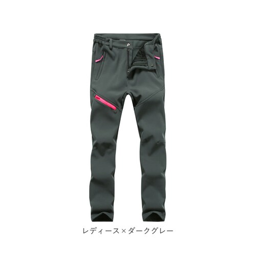 レディース×ブラック XLサイズ ズボン 裏起毛 通販 トレッキングパンツ クライミングパンツ アウトドアパンツ 登山ズボン 防寒 防水 撥水 防風 ロング フリース パンツ メンズ レディース 冬 _16
