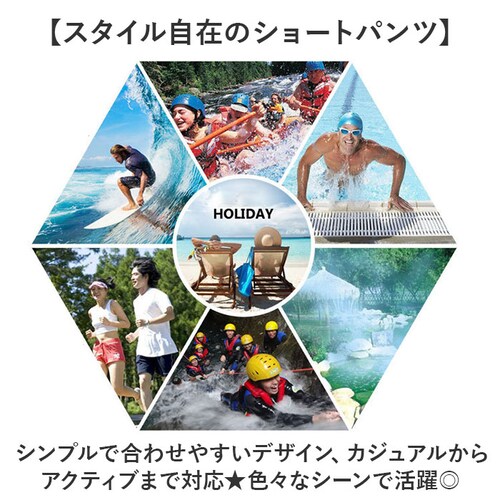 イエロー Lサイズ 水着 メンズ ショートパンツ 通販 サーフパンツ 短パン ハーフパンツ ビーチパンツ スイムパンツ スイムウェア スイムウエア 海水パンツ 海パン ショート丈 薄手 薄い トランク_4