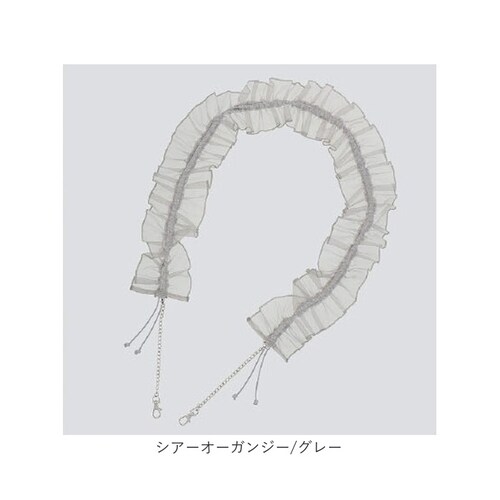シアーオーガンジー/グレー スマホ ショルダーストラップ 通販 ショルダー ストラップのみ ストラップ スマホストラップ スマホショルダー マルチストラップ マルチショルダー スマートフォン バッグ _10