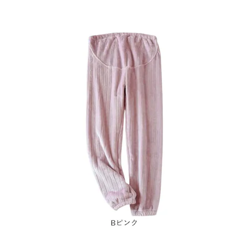Aアイボリー XLサイズ マタニティパンツ ルームウェア 通販 マタニティ パンツ ルームパンツ 部屋着 ボトムス ズボン パジャマ ボトム レディース 冬 秋冬 暖かい 大きいサイズ 動きやすい も_10