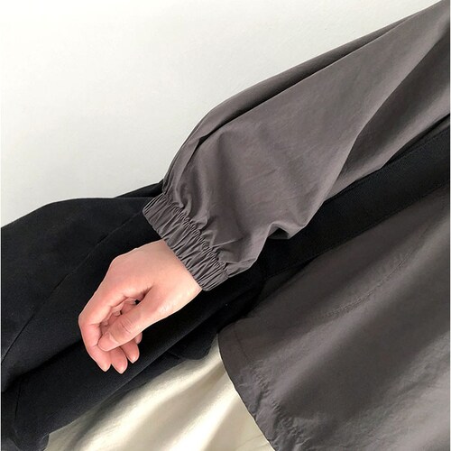 ブラック L コットン シャツ 長袖 通販 ブラウス コットンシャツ レディース おしゃれ カジュアル ナチュラル 大きいサイズ ゆったり 前開き シンプル 無地 襟 かわいい 通勤 オフィス 女性 _8