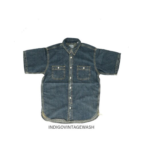 INDIGOVINTAGEWASH L�T�C�Y �f�j�� ���[�N�V���c �ʔ� HOUSTON �q���[�X�g�� �f�j���V���c �����V���c ���� �J�W���A���V���c �A���J�W �݃V���c �ܕt�� �ݕt�� �H�D�� �H_11