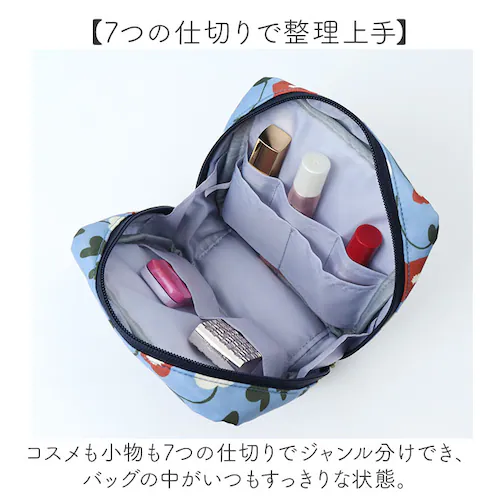 Kedola(WHITE) スクエアポーチ kippis 通販 ポーチ レディース コスメポーチ メイクポーチ おしゃれ かわいい トラベルポーチ 旅行 化粧 化粧ポーチ 小物入れ マルチ ガジェット_2
