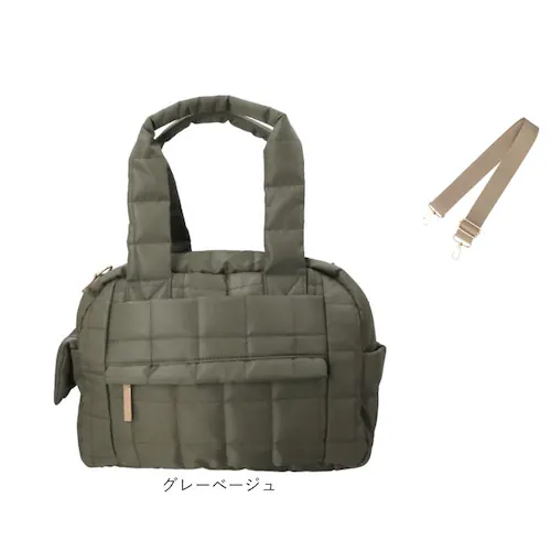 ネイビー Rename リネーム マザーズバッグ キルティング 2WAY 大容量 通販 マザーズバック マザーバッグ マザーバック トートバッグ トートバック トート 手提げ 斜めがけ 肩掛け 旅行バ_15