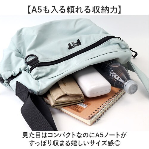 GY.グレー アネロ ショルダーバッグ anello AGB5122 通販 ショルダーバック 斜めがけバッグ レディース 大人 メンズ 大きめ A5 大容量 軽量 軽い 旅行 撥水 アウトドア おしゃ_2