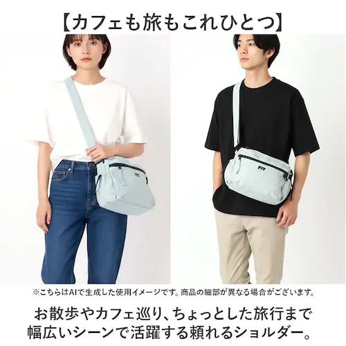 GY.グレー アネロ ショルダーバッグ anello AGB5122 通販 ショルダーバック 斜めがけバッグ レディース 大人 メンズ 大きめ A5 大容量 軽量 軽い 旅行 撥水 アウトドア おしゃ_6