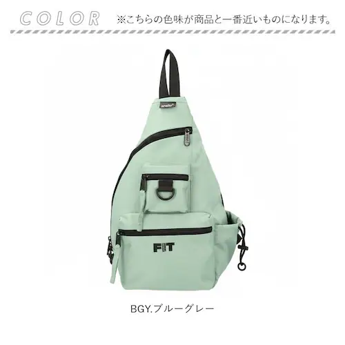 GY.グレー アネロ anello ボディバッグ AGB5123 通販 ボディーバッグ ワンショルダーバッグ ショルダーバッグ 斜めがけバッグ レディース メンズ 大きめ A5 軽量 軽い 旅行 撥水_12