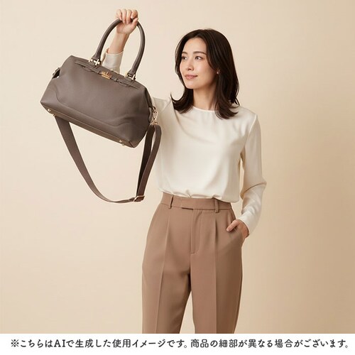 グレイッシュブラウン ボストンバッグ 2way 通販 ボストンバック ボストン バック バッグ 旅行カバン 旅行バッグ 旅行バック トラベルバッグ トラベルバック トートバッグ トートバック REAI_3