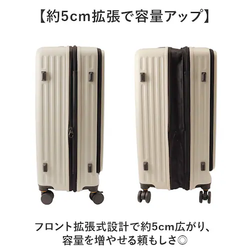 GUNMETAL キャリーケース 通販 スーツケース メンズ キャリーバッグ 5LAKES&MT 310-4022 大容量 拡張 65L 75L lサイズ 大型 静音 出張 ビジネス tsaロック 修_2