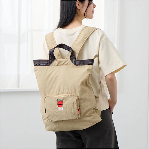 Beige �X�k�[�s�[ ROOTOTE ���[�g�[�g 8506 �ʔ� �����b�N �g�[�g�o�b�O 2way �܂肽���݃o�b�O �܂肽���݃����b�N �G�R�o�b�O �T�u�o�b�O ���s MECCERU �y�� ��v �i_1