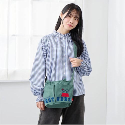 SNOOPY �X�k�[�s�[ ROOTOTE ���[�g�[�g 8503 �ʔ� �V�����_�[�o�b�O �g�[�g�o�b�O 2way �΂߂����o�b�O ������ �ʋ� �ʊw ���s babyroo �x�r�[���[ �R�b�g�� �h�J ��_2
