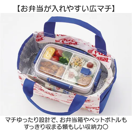 ウサハナ SKATER スケーター ランチバッグ APCL11 通販 ランチバック お弁当袋 ランチトート 保冷バッグ 保冷バック 保冷トート トートバッグ トートバック 入れやすい キャラクター か_4