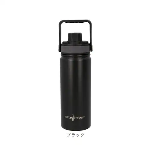 カーキ ステンレスボトル 500ml 通販 フィールドチャンプ fieldchamp スポーツ 水筒 保冷 マイボトル ダイレクトボトル マグボトル 直飲み ワンタッチ スポーツボトル ハンドル付き _10