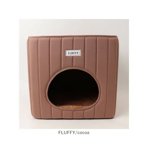 FLUFFY/vanilla ペットハウス 犬 猫 通販 ペット ハウス ペットベッド クッションマット 猫ハウス ネコハウス キャットハウス 小型犬 室内 ふわふわ NATURAL design ナ_9