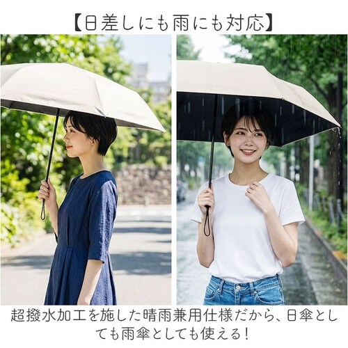 ホワイト KIZAWA キザワ 日傘 通販 折りたたみ傘 折り畳み傘 折り畳み 傘 かさ カサ レディース傘 日よけ 日除け アンブレラ 55cm 軽量 軽い 暑さ対策 レディース メンズ 女性 男性_3