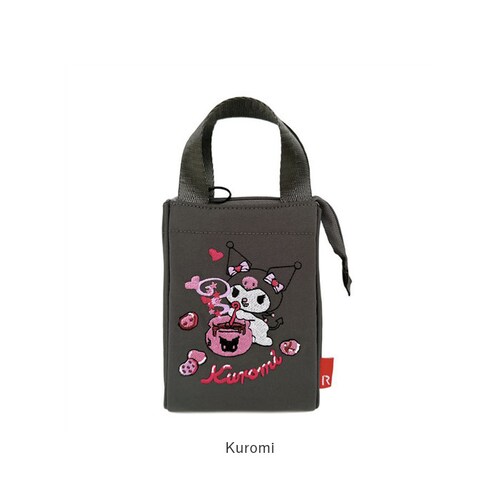 Kuromi ROOTOTE サンリオ ルートート 8483 通販 ランチバッグ トートバッグ 保冷バッグ 保冷ケース おにぎりケース おにぎりポーチ ミニトートバッグ 洗える サーモキーパー ba_4