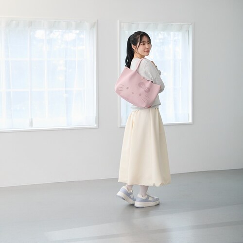 milktea ROOTOTE サンリオ ルートート 8473 通販 トートバッグ トートバック 肩掛けバッグ ニットバッグ 小さめ 洗える 洗濯機 自立 通勤 通学 キラキラ ラメ DELI デリ _4