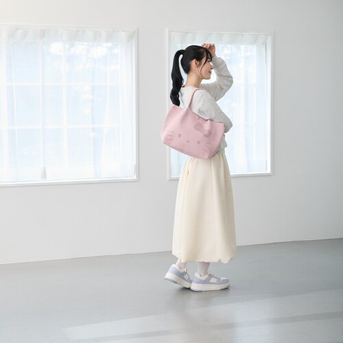 milktea ROOTOTE サンリオ ルートート 8473 通販 トートバッグ トートバック 肩掛けバッグ ニットバッグ 小さめ 洗える 洗濯機 自立 通勤 通学 キラキラ ラメ DELI デリ _6