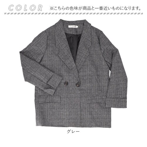 �O���[ XL�T�C�Y �e�[���[�h�W���P�b�g ���f�B�[�X �ʔ� �e�[���[�h �W���P�b�g �`�F�b�N �����O�� �傫���T�C�Y �~ �H�~ �J�W���A�� �I�t�B�X �ʋ� �r�W�l�X ���C�g�A�E�^�[ �I�V���� ���킢��_10