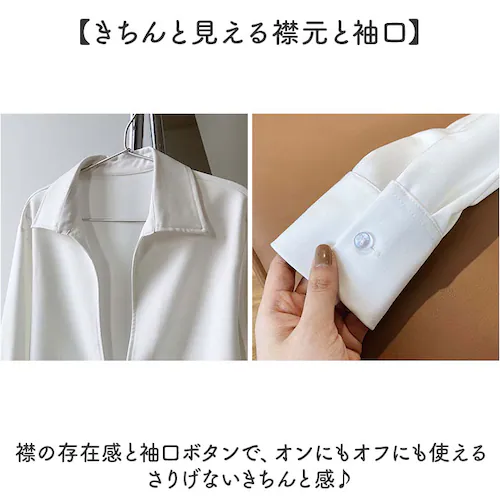ブラック Lサイズ ブラウス レディース 長袖 通販 スキッパーシャツ シャツブラウス スキッパーブラウス トップス おしゃれ オフィス きれいめ オフィスカジュアル 通勤 ビジネス 秋 冬 秋冬 春_4