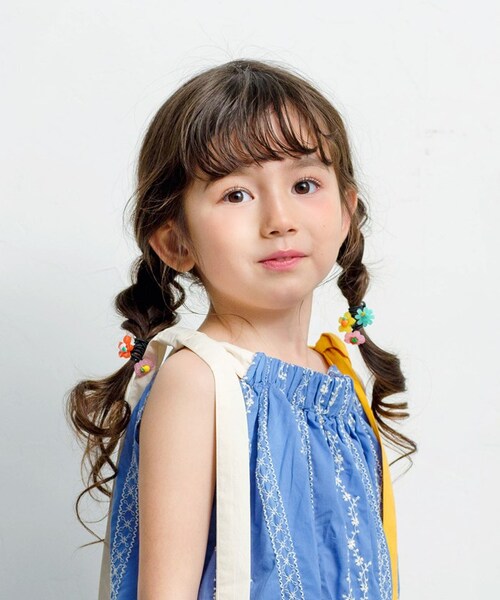マルチ Rora ヘアゴム 5個セット 通販 ローラ rora 髪飾り 髪ゴム 髪留め ヘアタイ キッズヘアゴム ヘアーゴム ヘアアクセサリー ヘアアクセ 花 フラワー レトロ かわいい 可愛い キッ_2