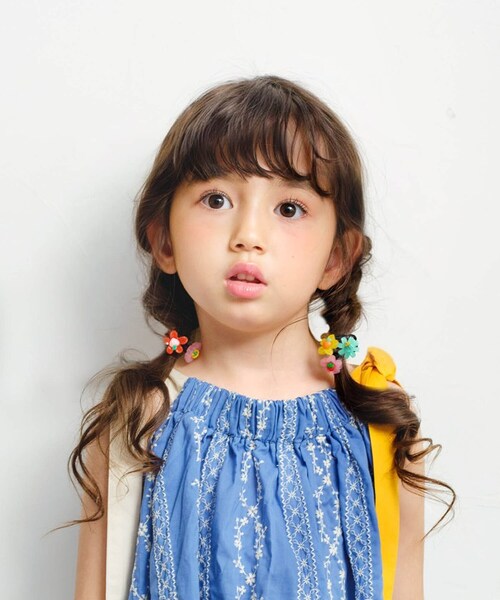マルチ Rora ヘアゴム 5個セット 通販 ローラ rora 髪飾り 髪ゴム 髪留め ヘアタイ キッズヘアゴム ヘアーゴム ヘアアクセサリー ヘアアクセ 花 フラワー レトロ かわいい 可愛い キッ_3