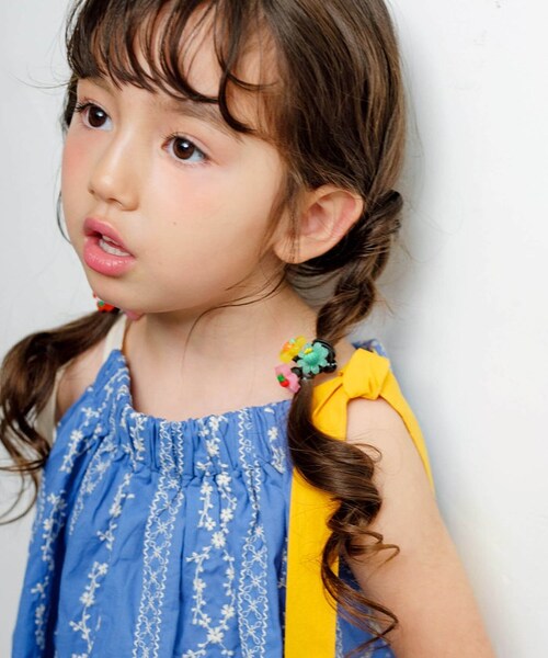 マルチ Rora ヘアゴム 5個セット 通販 ローラ rora 髪飾り 髪ゴム 髪留め ヘアタイ キッズヘアゴム ヘアーゴム ヘアアクセサリー ヘアアクセ 花 フラワー レトロ かわいい 可愛い キッ_8