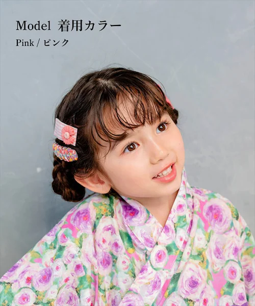 ピンク Rora パッチン留め 3個セット 通販 ローラ ブルーム パッチンピン パッチンどめ ヘアピン 髪留め 髪飾り ハート 子供 可愛い おしゃれ 女の子 卒園式 入園式 入学式 卒業式 発表会_2
