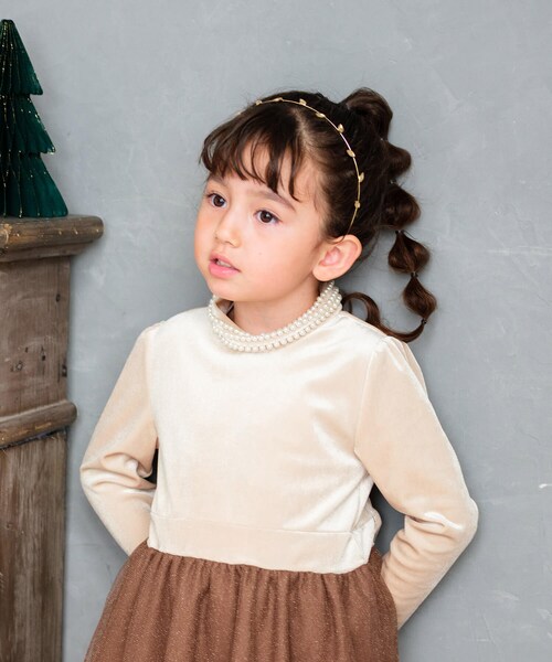 ゴールド Rora カチューシャ キッズ 通販 ローラ ルム 花 髪飾り 髪留め 髪どめ ヘアアクセサリー ヘアバンド ヘッドドレス 子供 子ども 女の子 女子 発表会 結婚式 卒園式 入学式 フォー_8