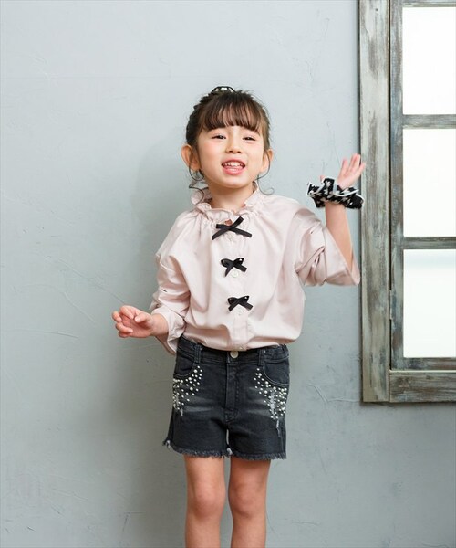 ブラック Rora シュシュ キッズ 通販 ローラ ドナ 髪飾り お団子 ヘアゴム ポニーテール 女の子 子供 子ども こども フォーマル 大人っぽい 上品 入園式 卒園式 入学式 卒業式 ピアノ発表_7