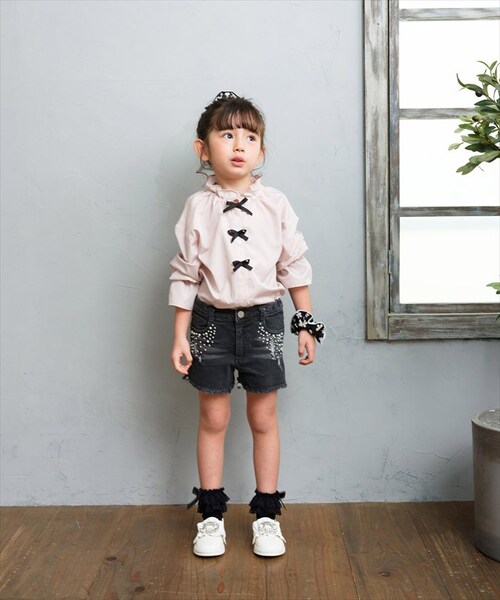 ブラック Rora シュシュ キッズ 通販 ローラ ドナ 髪飾り お団子 ヘアゴム ポニーテール 女の子 子供 子ども こども フォーマル 大人っぽい 上品 入園式 卒園式 入学式 卒業式 ピアノ発表_8