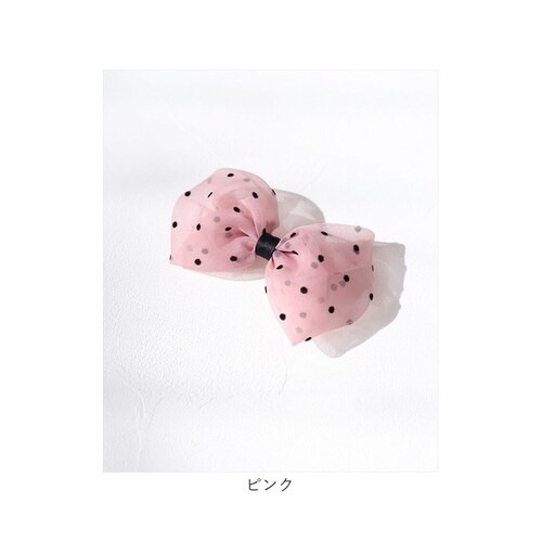 ピンク Rora ヘアクリップ キッズ 通販 ヘア クリップ 髪飾り 髪留め 女の子 リボン ドット 水玉 子供 子ども こども おしゃれ かわいい 可愛い 卒園式 入学式 ピアノ発表会 七五三 結婚_16