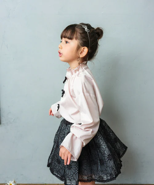 シルバー Rora カチューシャ 通販 ヘアアクセサリー 髪飾り ヘッドドレス 子供 女の子 可愛い おしゃれ シルバー キラキラ リボン ラインストーン 発表会 入園式 卒園式 入学式 子ども用アク_12