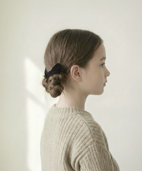 ブラウン Rora ヘアクリップ キッズ 2個セット 通販 ヘアークリップ 髪どめ 髪留め ヘアアクセサリー 髪飾り ローラ ルル ベルベット リボン 子供 女の子 大人っぽい 卒園式 入学式 結婚式_15