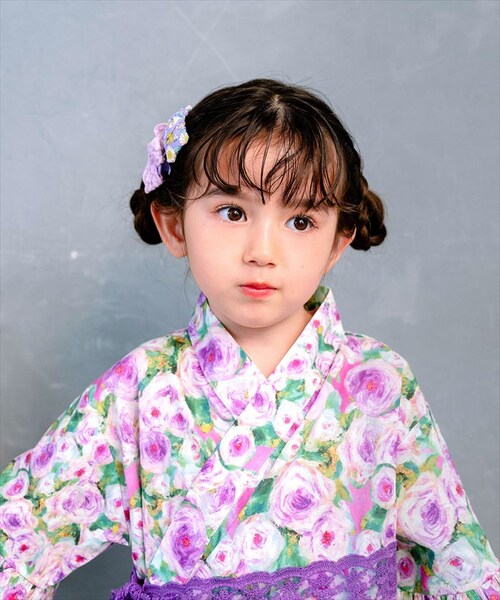 パープル パッチンどめ 子供 3個セット 通販 Rora ローラ ブルームレース パッチン留め ヘアクリップ ヘアピン こども ヘアアクセサリー ヘアアクセ 女の子 髪飾り キッズ スリーピン 髪留め_5